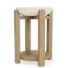 Riverside Furniture 10912 Riverside Furniture 10912 Sanibel - Chairside Table - Pale Oak