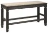 Ashley Furniture D736-09 Tyler Creek - DBL Counter UPH Bench  - Antique Black
