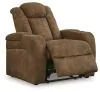 Ashley Furniture 6070313 Wolfridge - Power Recliner/Adj Headrest - Brindle