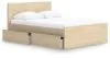 Ashley Furniture EB9632B17 Ashley Furniture EB9632B17 Onita - Full Panel Platform Bed With 2 Side Storage - Natural