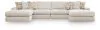 Ashley Furniture PC68706S9 Ashley Furniture PC68706S9 Kestrie - 4-Piece Double Chaise Sectional - Feathered