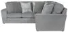 Jackson Furniture Industries 2477/62/42-28 Jackson Furniture Industries 2477/62/42-28 Glacier - 2 Piece Sectional With 9 Included Accent Pillows - Shark
