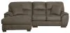 Jackson Furniture Industries 4043/75/42-19 Jackson Furniture Industries 4043/75/42-19 Royce - 2 Piece Sofa Chaise (RSF Loveseat / LSF Chaise) - Brown