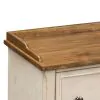 Liberty Furniture 498-OT47 Morgan Creek - Storage Hall Bench - Antique White / Wirebrushed Tobacco Accents