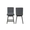 New Classic D4125-28-GRY High Line - Swivel Counter Chair (Set of 2) - Gray