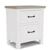 Riverside Furniture 37299 Cora - 2 Drawer Nightstand - White