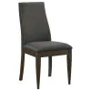 CoasterEssence 115272 Wes - Upholstered Dining Side Chair (Set of 2) - Dark Walnut