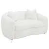 CoasterElevations 509871-S3 Isabella - 3 Piece Faux Sheepskin Upholstered Sofa Set - Natural