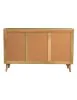 CoasterEssence 953460 Alyssum - 3-Door Mango Wood Accent Cabinet - Natural