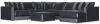 Jackson Furniture Industries 2245/36/31/59/76/12/6-23 Jackson Furniture Industries 2245/36/31/59/76/12/6-23 Remington - 6 Piece Modular Sectional (RSF Chaise) And 1 Included Cocktail Ottoman - Slate