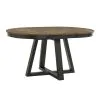 Intercon HP-TA-4260-BBP-C Intercon HP-TA-4260-BBP-C Harper - Round Dining Table - Brushed Brown / Pecan
