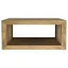 Coaster Fine Furniture 706838 Benton - Square Solid Mango Wood Coffee Table - Natural