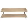 Coaster Fine Furniture 710308-S3 Fallon - 3 Piece Rectangular Coffee And End Table Set - Natural