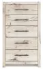 Benchcraft® B2310-46 Lawroy - Five Drawer Chest - Light Natural