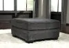Benchcraft® 72600/16/34/67/08 Tracling - 4 Pc. - Left Arm Facing Corner Chaise 3 Pc Sectional, Ottoman - Slate