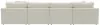 Jackson Furniture Industries 2235/75/31/76-16 Jackson Furniture Industries 2235/75/31/76-16 Ritzy - 4 Piece Modular Double Chaise Sectional - Bone