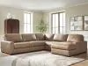 Benchcraft® 76106S13 Benchcraft® 76106S13 Veronella - 5-Piece Sectional With RAF Corner Chaise - Sahara