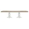 Liberty Furniture 244-DR-2PS Magnolia Manor - Double Pedestal Table - Antique White