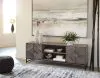 Ashley Furniture A4000512 Treybrook - 2 Door Accent Cabinet - Distressed Gray