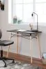 Ashley Furniture H020-10 Ashley Furniture H020-10 Jaspeni - Home Office Desk - Black / Natural