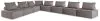 Ashley Furniture P160P12 Ashley Furniture P160P12 Bree Zee - 8-Piece Outdoor Modular Seating - Brown