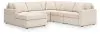 Ashley Furniture 92103S67 Ashley Furniture 92103S67 Modmax - 5-Piece Sectional With Laf Corner Chaise, With Raf Corner Chair - Oyster