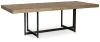 Ashley Furniture D622/35/01(2) Ashley Furniture D622/35/01(2) Tomtyn - 5 Pc. - Rectangular Dining Extension Table, 4 Side Chairs - Light Brown
