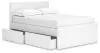 Ashley Furniture EB9630B15 Ashley Furniture EB9630B15 Onita - Full Panel Platform Bed With 2 Side Storage - White