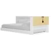 Ashley Furniture EB1221B1 Ashley Furniture EB1221B1 Piperton - Twin Bookcase Storage Bed - White