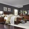 Liberty Furniture 589-BR-KCSDMCN Liberty Furniture 589-BR-KCSDMCN Rustic Traditions - 5 Piece Bedroom Set (California King Sleigh Bed, Dresser & Mirror, Chest, Nightstand) - Rustic Cherry