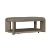 Liberty Furniture 674-OT1011 Liberty Furniture 674-OT1011 Affinity - Oval Cocktail Table - Dusty Taupe / Concrete Tops