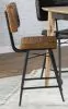 CoasterElevations 110649 Partridge - Leather Counter Chair (Set of 2) - Antique Camel