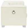 CoasterElevations 505393 Chaviano - Upholstered Track Arm Accent Chair - Pearl White