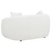 CoasterElevations 509872 Isabella - Faux Sheepskin Upholstered Loveseat Natural - Ivory