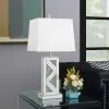 CoasterElevations 920141 Carmen - Tapered Shade Mirrored Table Lamp - Silver