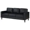 Coaster Fine Furniture 508361 Ruth - Upholstered Track Arm Sofa - Black