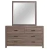 CoasterEveryday 207043M Brantford - 6-Drawer Dresser With Mirror - Barrel Oak