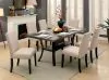 Furniture of America CM3323T-TABLE Kaitlin - Dining Table - Light Walnut / Beige