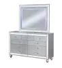 Furniture of America CM7977SV-D Brachium - Dresser - Silver