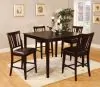 Furniture of America CM3325PT-5PK Bridgette - 5 Piece Square Counter Height Table Set - Espresso
