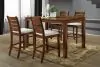 New Classic 40-D1652BC-4C Pascal - Counter Table & 4 Chairs - Walnut