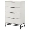 Coaster Fine Furniture 224865 Sonora - 4-Drawer Bedroom Chest - White