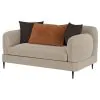 Coaster Fine Furniture 509412 Jade - Chenille Upholstered Sculpted Track Arm Loveseat - Latte