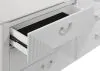 Coaster Fine Furniture 215793 Cassia - 6-Drawer Bedroom Dresser Cabinet - White High Gloss