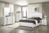 Coaster Fine Furniture 222931QB1 Marceline - Queen Headboard, Footboard & Slats, Box 1 of 2 - White
