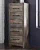Ashley Furniture B211-11 Drystan - Narrow Chest - Brown / Beige