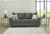 Ashley Furniture 28502/38/35/20/14 Ashley Furniture 28502/38/35/20/14 Stairatt - 4 Pc. - Sofa, Loveseat, Chair, Ottoman - Gravel