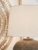 Ashley Furniture L207484 Neavesboro - Metal Table Lamp - Antique Brown / White