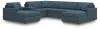 Ashley Furniture 92121S54 Ashley Furniture 92121S54 Modmax - 7-Piece Sectional With Laf And Raf Corner Chaises And With Storage Console - Ink