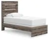 Ashley Furniture PCB2405B12 Ashley Furniture PCB2405B12 Graystorm - Twin Panel Bed - Brown Gray